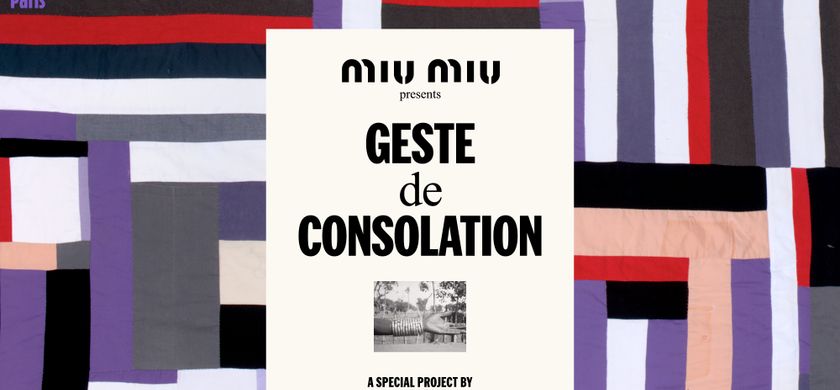 Miu Miu and Alice Diop present Geste de Consolation at Art Basel Paris 2026