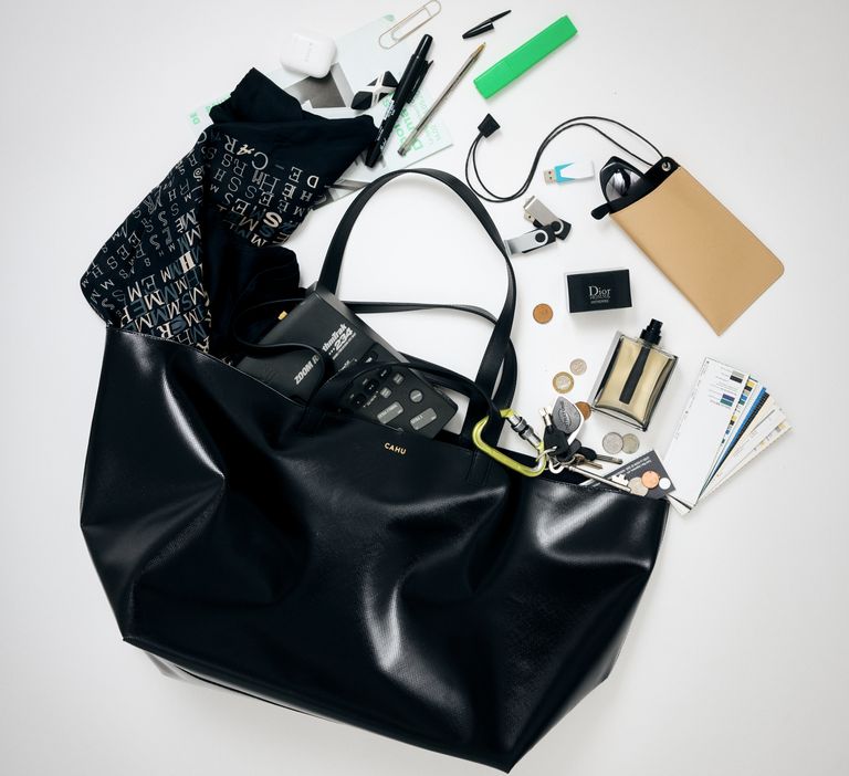De Martino small longchamp design shopping bag