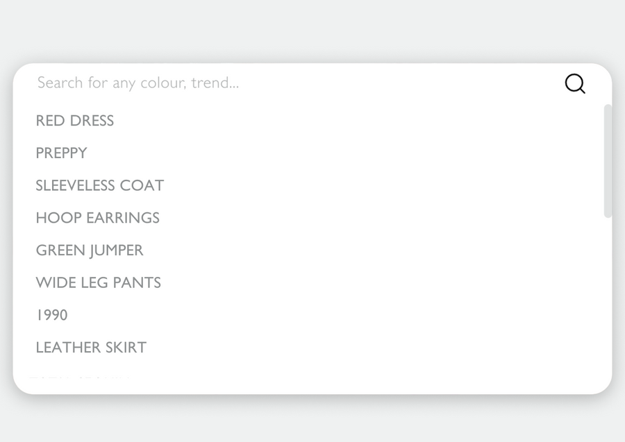 Unlimited search by keyword
