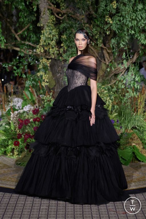 Spring-Summer 2025 Christian Siriano Look 9