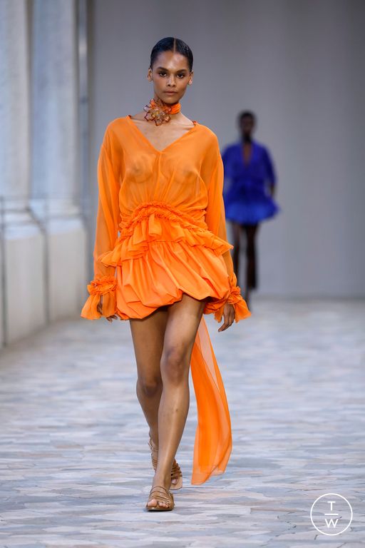 Spring-Summer 2025 Alberta Ferretti Look 7