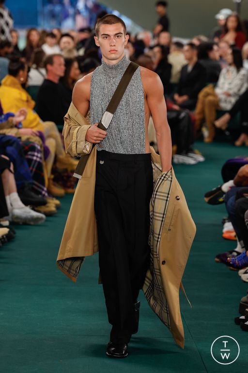 Mitchell Gorthy walks the runway during the Louis Vuitton Menswear News  Photo - Getty Images