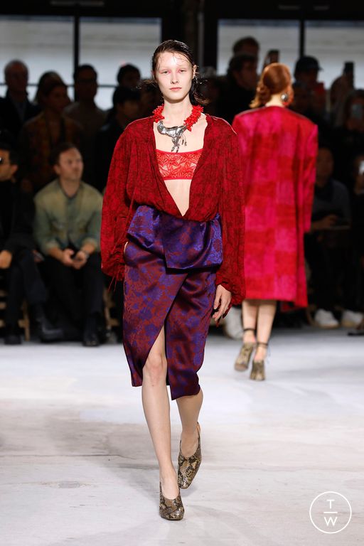 Spring-Summer 2025 Dries Van Noten Look 12