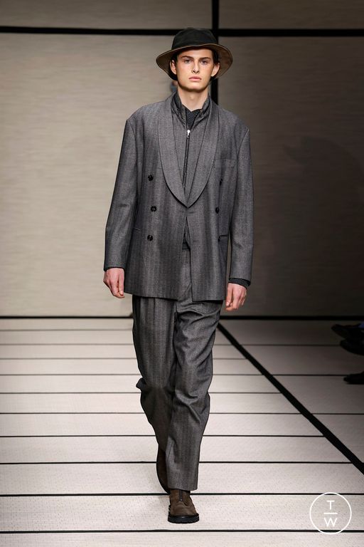 FW25 Giorgio Armani Look 1