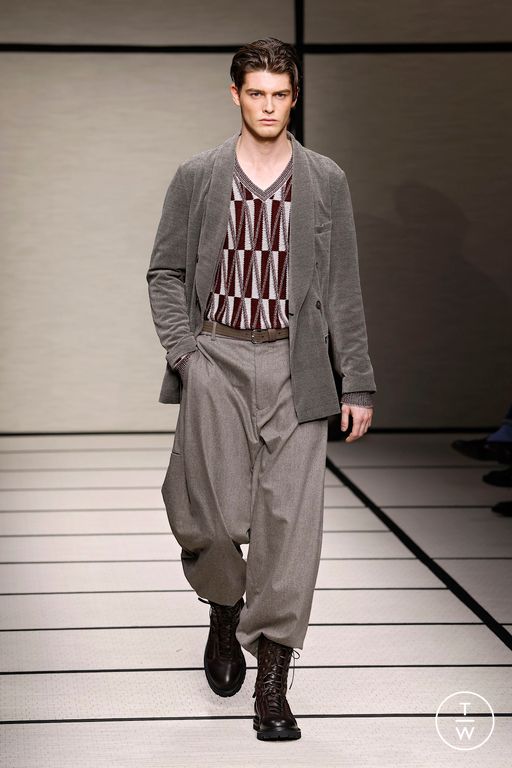 FW25 Giorgio Armani Look 97