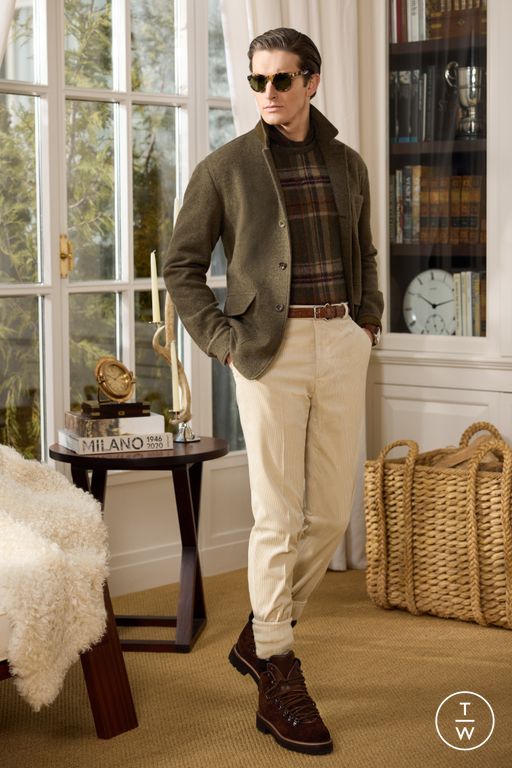 FW25 Ralph Lauren Purple Label Look 1