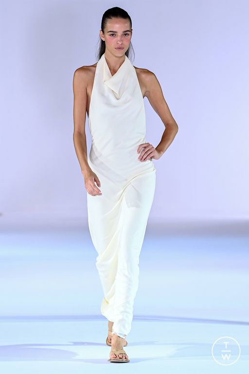 Ladies in Satin Blouses: Sofia Resing - white satin blouse