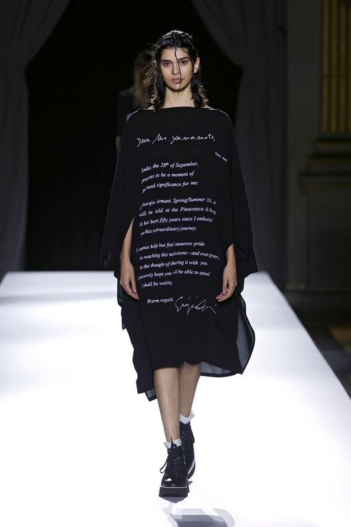 SS26 Yohji Yamamoto Look 33