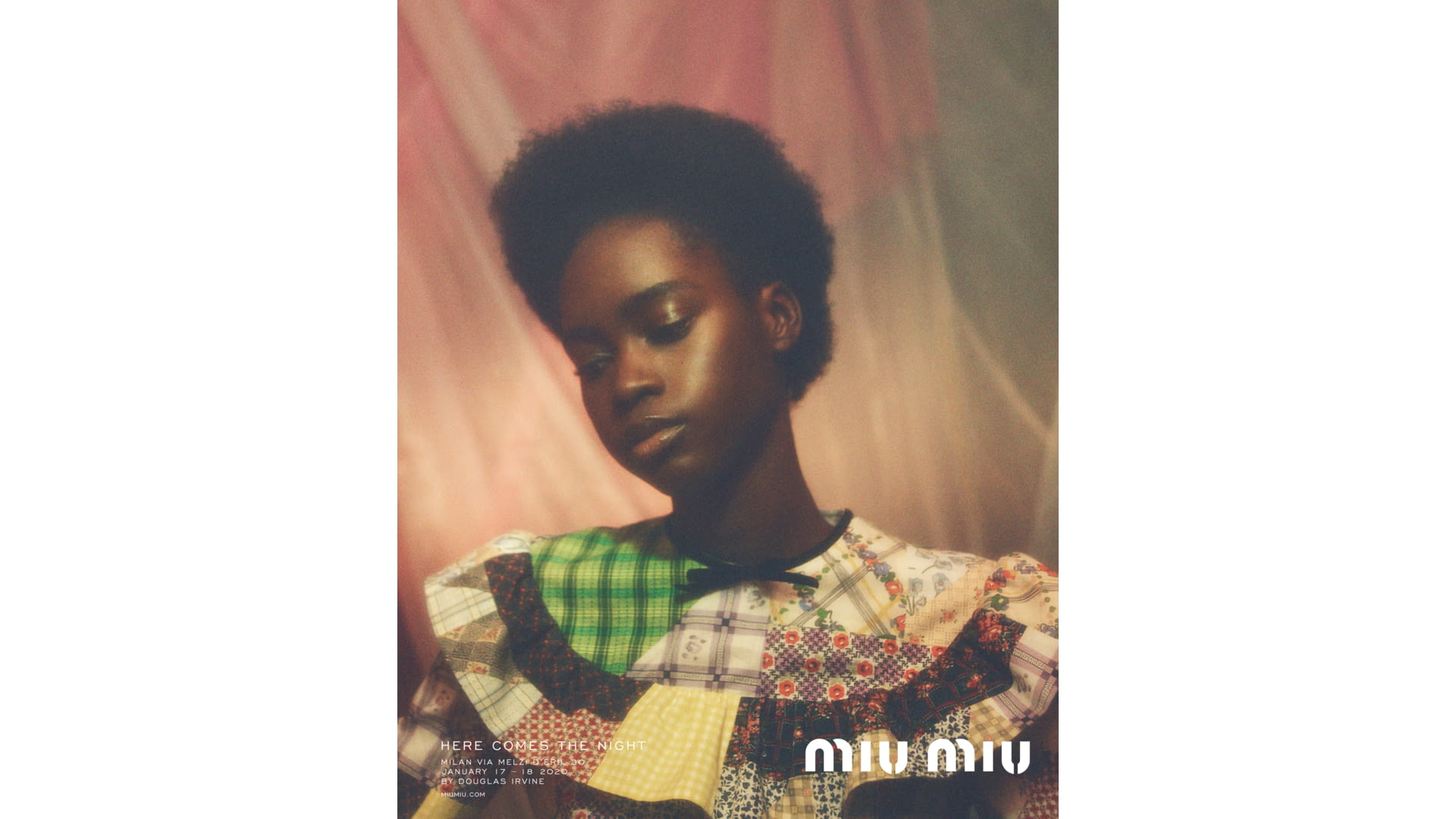 MIU MIU AUTOMNE 2020 CAMPAIGN HERE COMES THE NIGHT