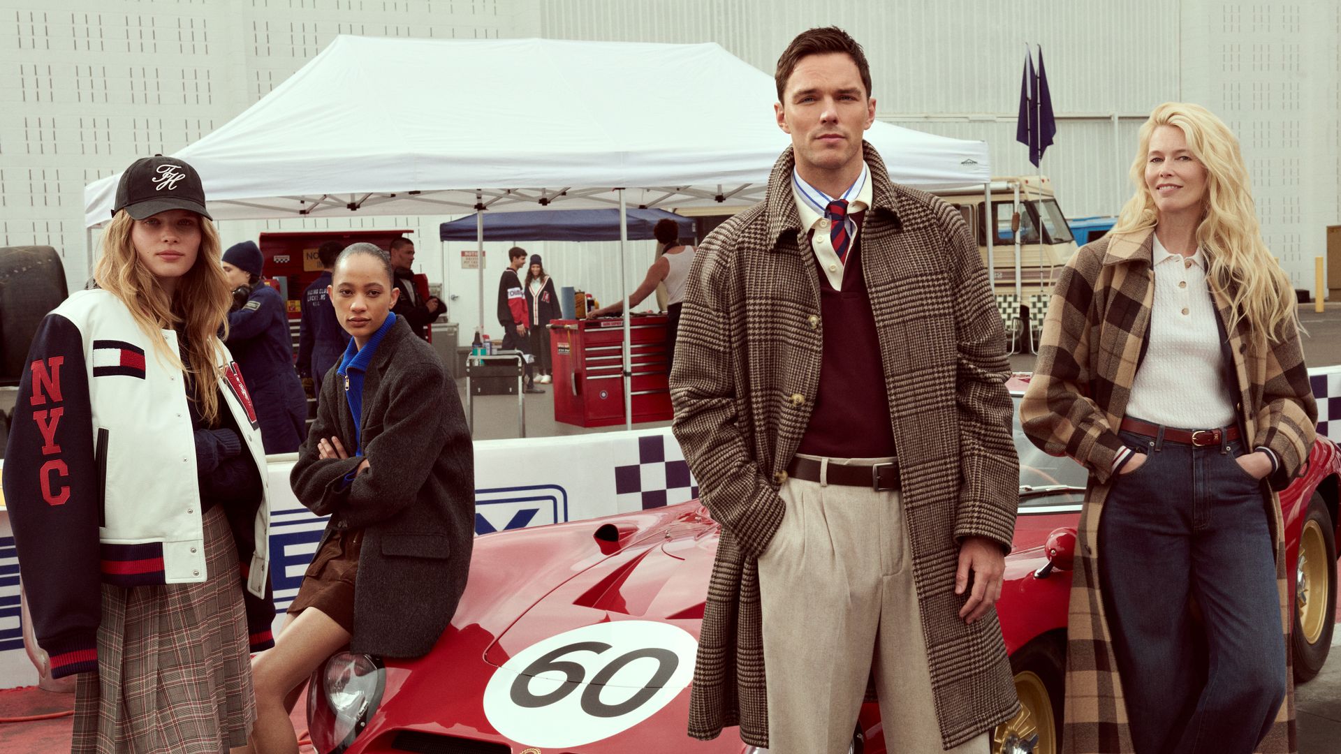 Tommy Hilfiger Puts Prep On The Racetrack For Fall 2025 Campaign Opening The Doors To "The Hilfiger Racing Club"