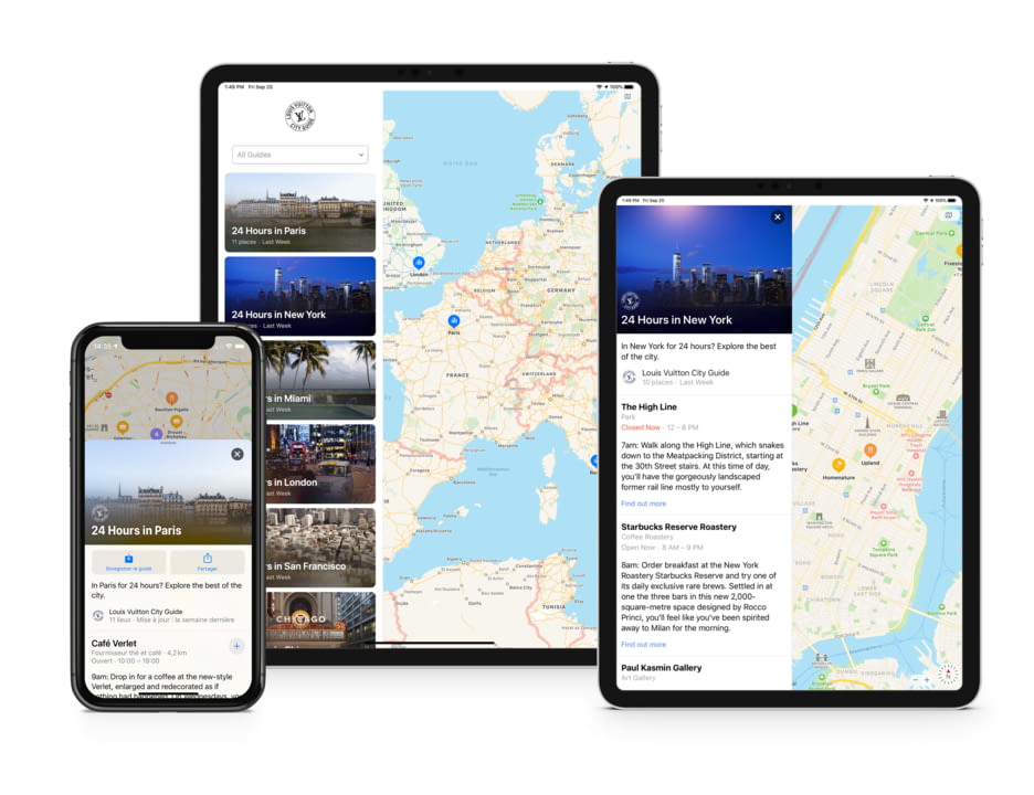 Louis Vuitton Integrates Its City Guides Locales Into Apple Maps – Robb  Report
