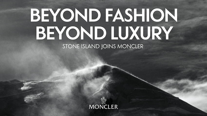 BEYOND FASHION BEYOND LUXURY STONE ISLAND JOINS MONCLER