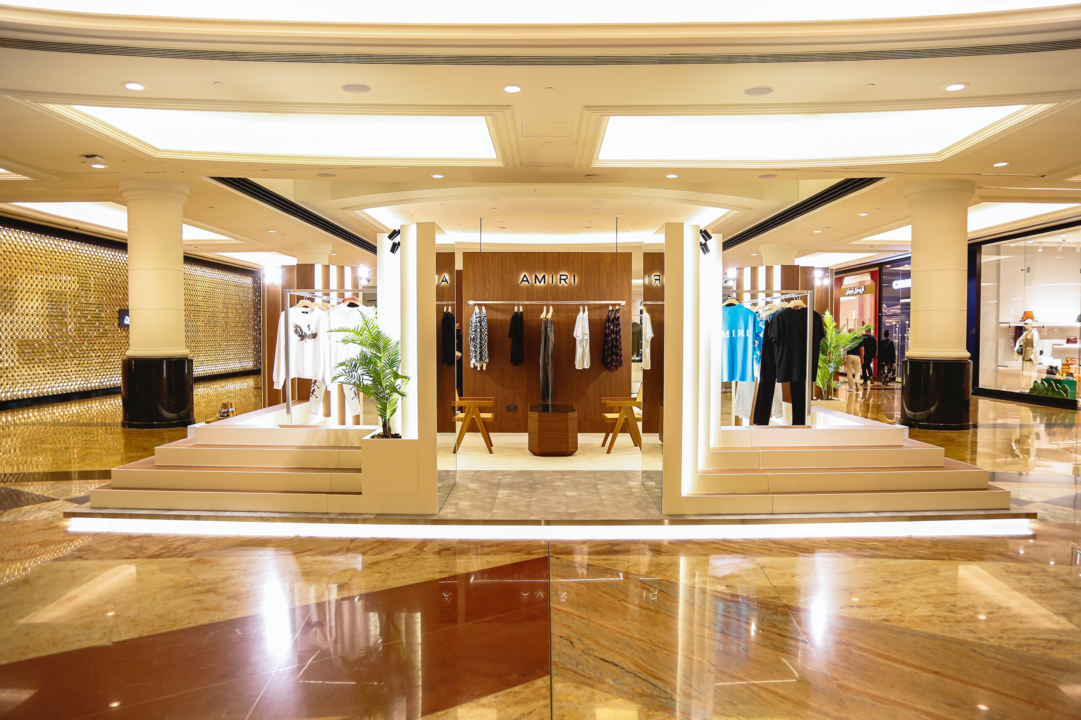 AMIRI pop-up opening in Mall of The Emirates, Dubai