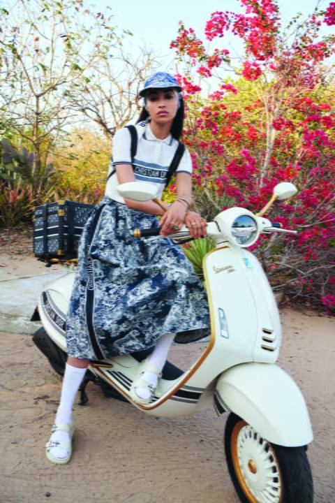 DIOR PRESENTS THE 'VESPA 946 CHRISTIAN DIOR' SCOOTER