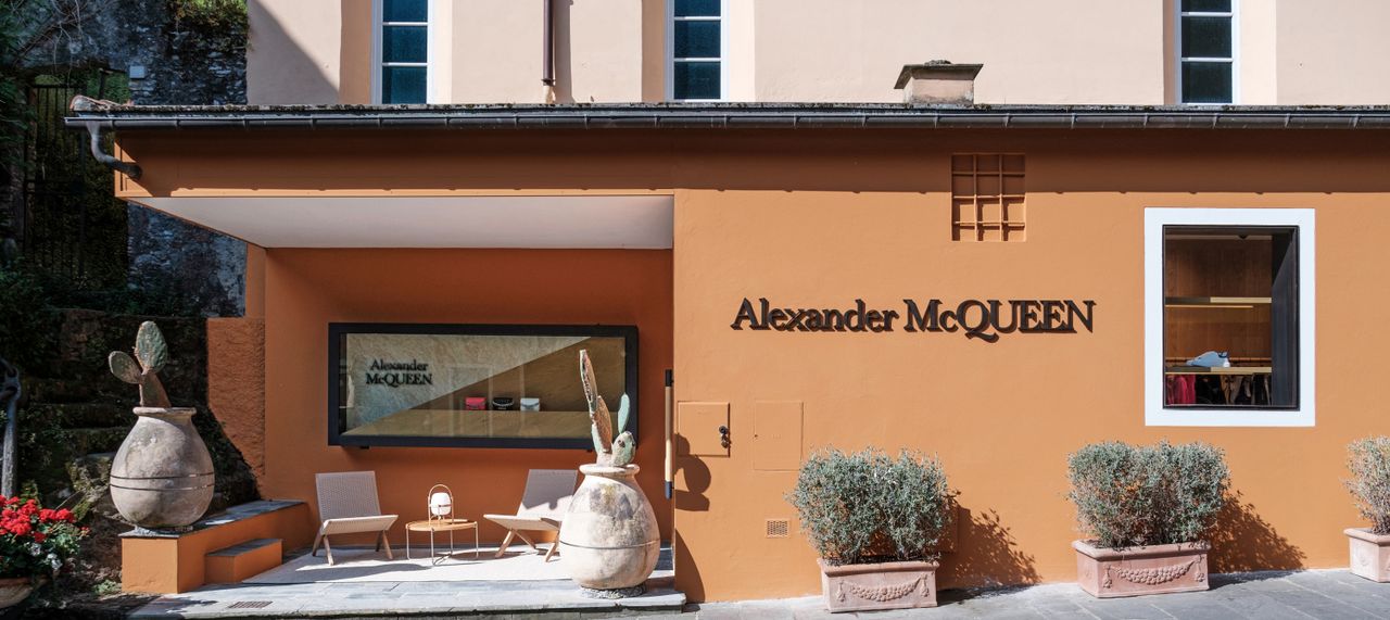 Alexander McQueen store opening Portofino, Italy