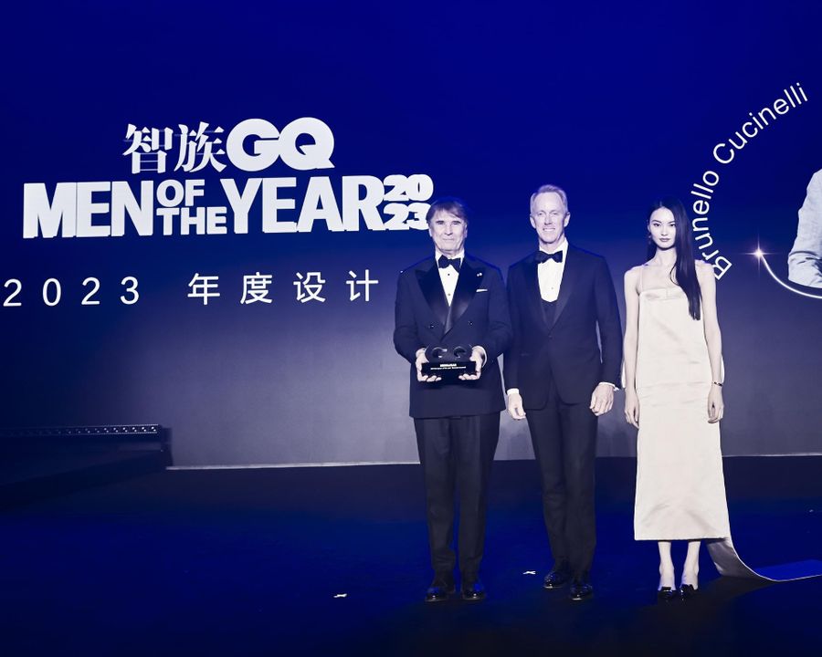 Brunello Cucinelli receives the “GQ Designer of The Year 2023” award in China