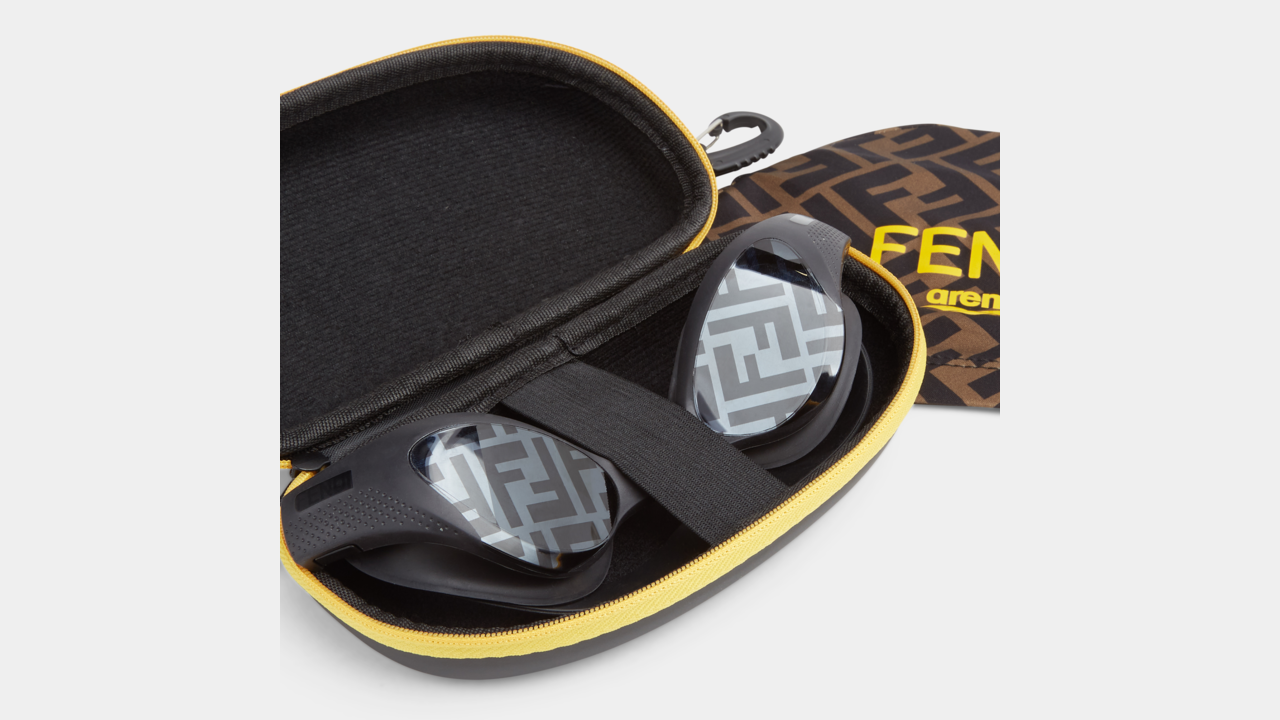 FENDI, ARENA and THÉLIOS present the limited edition “FENDI x ARENA” swimming cap and goggles illustration 2