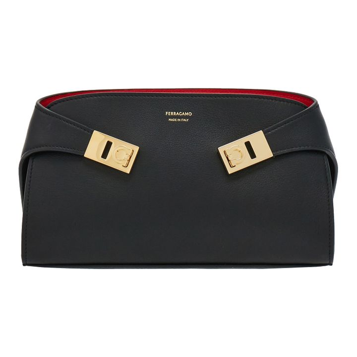 Ferragamo expands the collection of Hug bags with a new model - small and compact - of the iconic Hug bag illustration 2