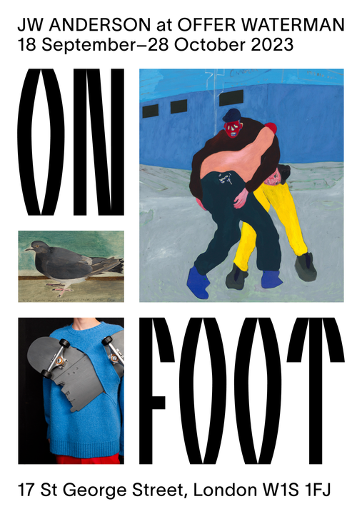 JW Anderson and Offer Waterman announce On Foot, an exhibition curated by Jonathan Anderson celebrating London illustration 1