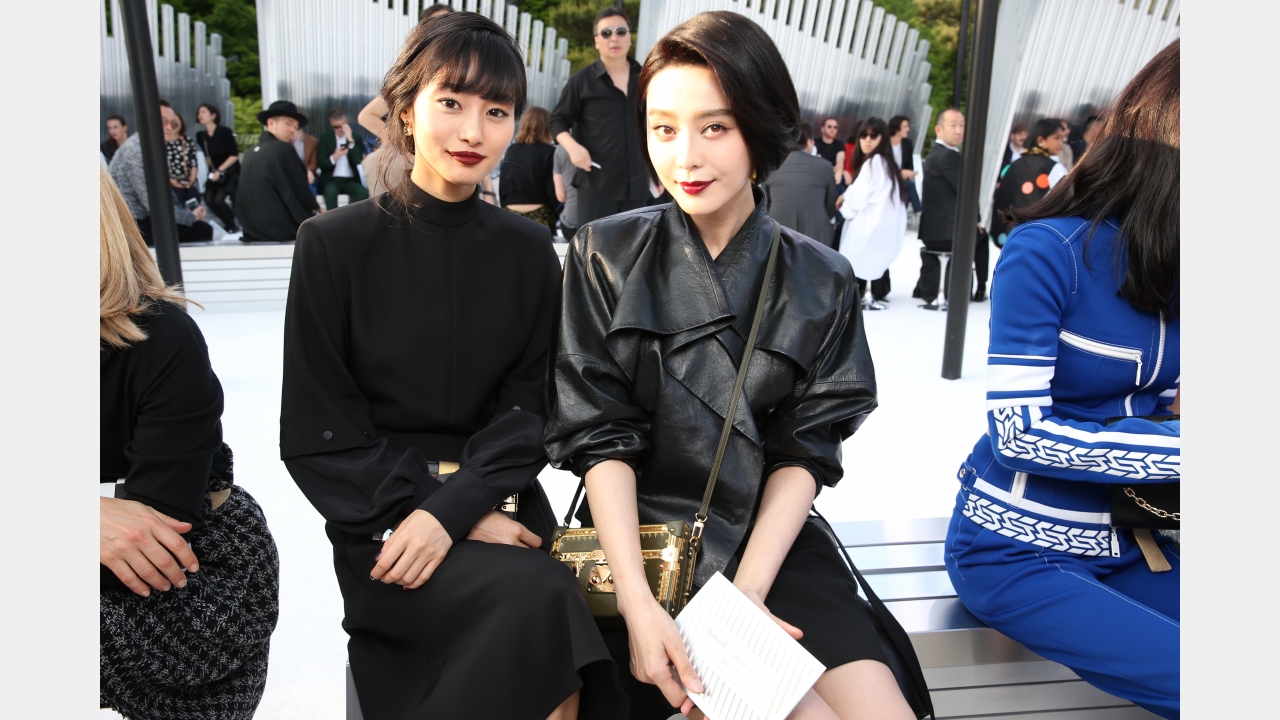 Backstage at Louis Vuitton Cruise 2018 Show in Kyoto, Japan