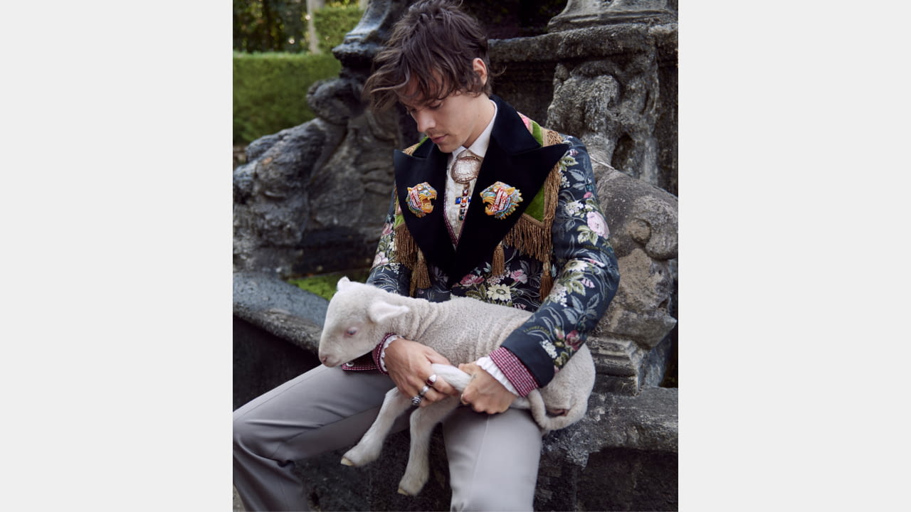 Harry Styles for Gucci’s Cruise 2019 Men’s Tailoring Campaign illustration 9