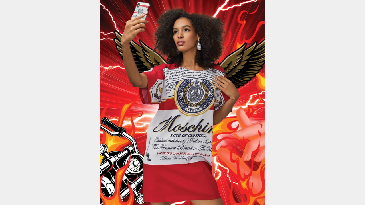 Moschino x Budweiser Capsule Collection illustration 1