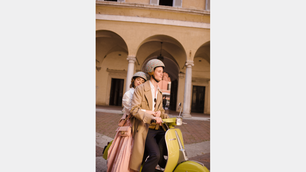 THE BAGUETTE’S ROMAN HOLIDAYS  Following #BFF Kiernan Shipka and Christian Coppola in their vespa-ride around the Eternal city illustration 2