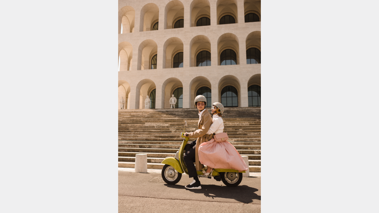 THE BAGUETTE’S ROMAN HOLIDAYS  Following #BFF Kiernan Shipka and Christian Coppola in their vespa-ride around the Eternal city illustration 6