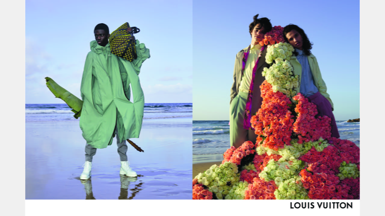 Louis Vuitton SS20 Footprints Campaign Imagery