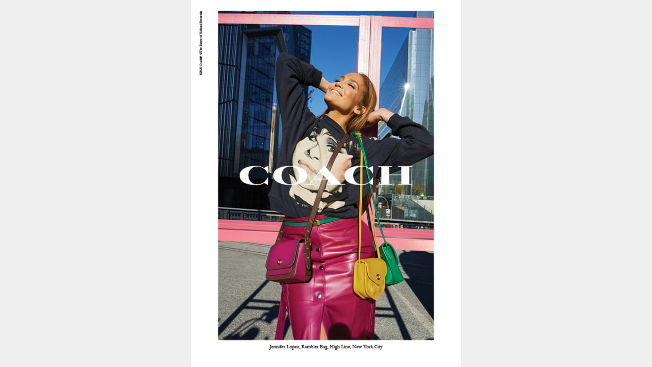 COACH LAUNCHES  “ORIGINALS GO THEIR OWN WAY” Spring 2020 Global Advertising Campaign Starring New Face of Coach Jennifer Lopez and Global Face of Coach Mens Michael B. Jordan illustration 2