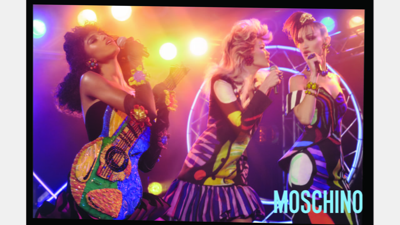 Moschino SS 2020 Campaign W/ Tyra Banks, Gigi Hadid, Bella Hadid, Kaia Gerber, Imaan Hammam & Adut Akech illustration 3