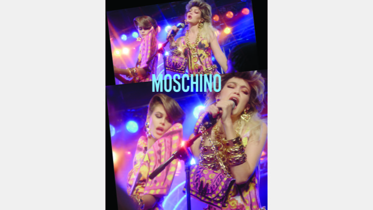 Moschino SS 2020 Campaign W/ Tyra Banks, Gigi Hadid, Bella Hadid, Kaia Gerber, Imaan Hammam & Adut Akech illustration 4