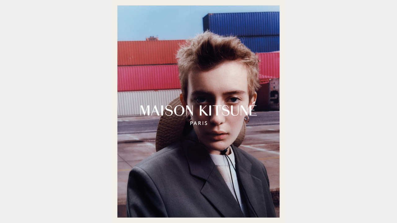 Maison Kitsuné unveils its new campaign under the creative direction of Yuni Ahn. Soft shots of strong characters. illustration 5