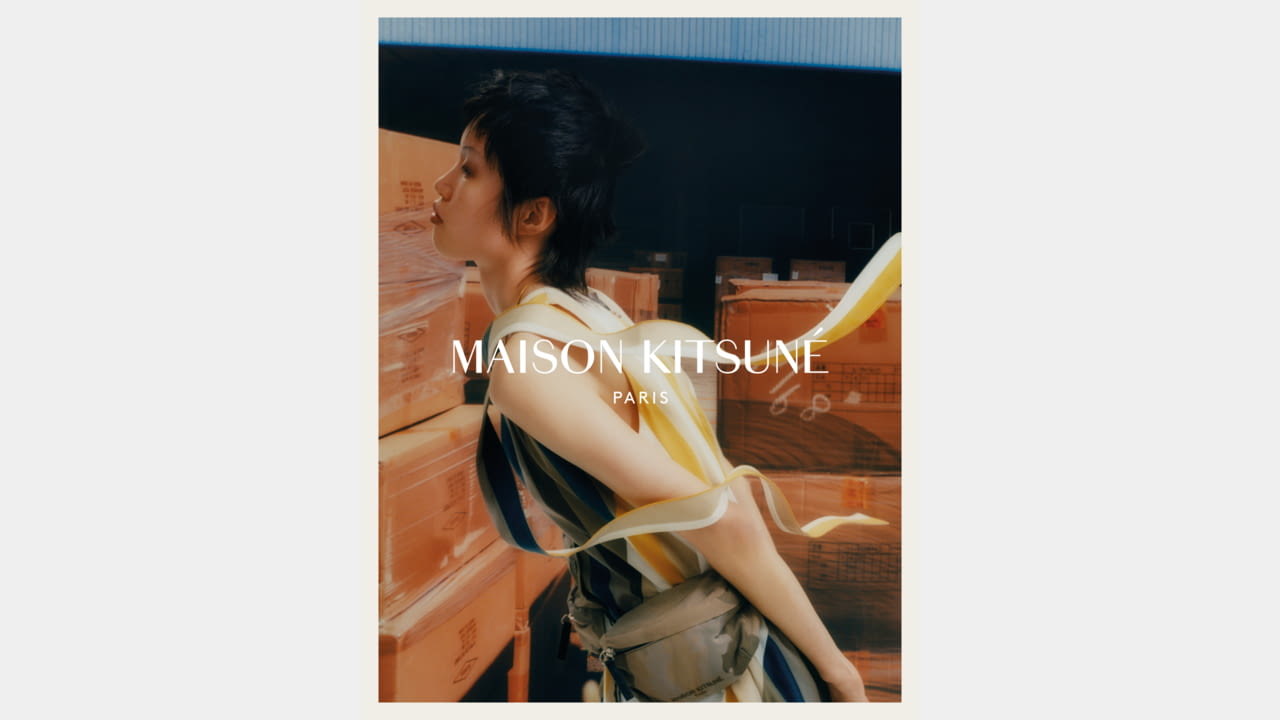 Maison Kitsuné unveils its new campaign under the creative direction of Yuni Ahn. Soft shots of strong characters. illustration 6