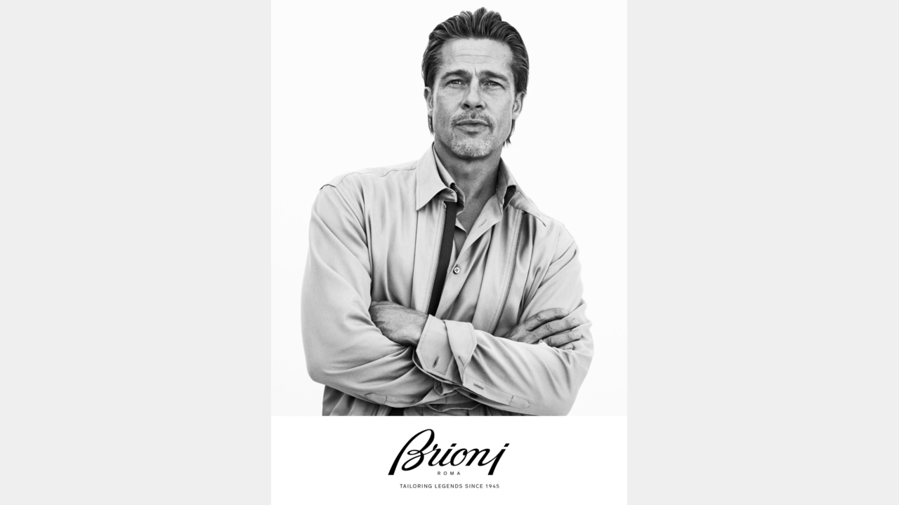 Brad Pitt Returns for Brioni Fall 2020 Campaign
