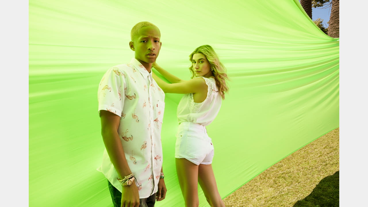 HAILEY BIEBER AND JADEN SMITH FOR LEVI’S®  - MUSIC AND YOUTH PROVIDE HOPE IN THESE UNCERTAIN TIMES illustration 3