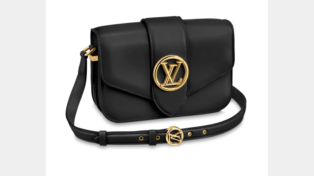 LOUIS VUITTON Louis Vuitton Leather LV Pont Neuf Shoulder Bag
