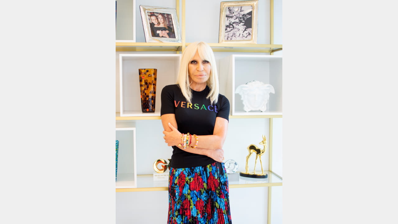 VERSACE X PRIDE 2020  PROUD TO SUPPORT THE LGBTQ+ COMMUNITY illustration 1