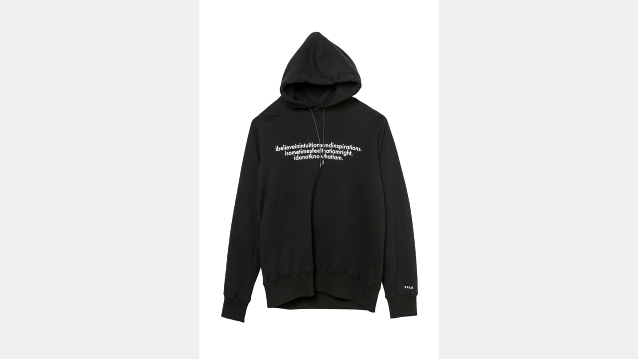 Sacai discount einstein hoodie