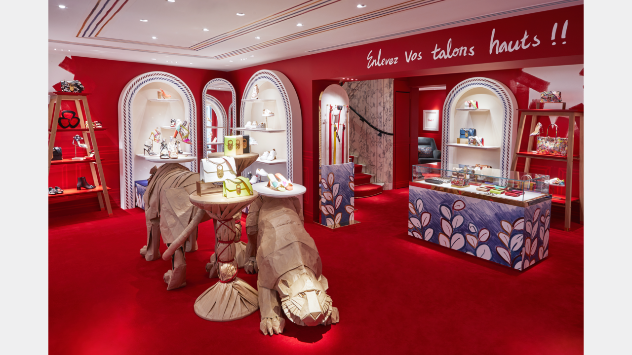 The article: FROM DRAFT TO CRAFT: CHRISTIAN LOUBOUTIN UNVEILS A NEW STORE  ON RUE SAINT-HONORÉ