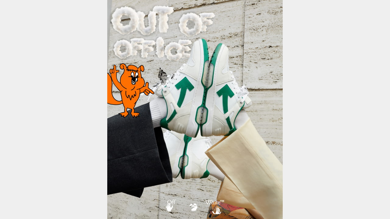 OFF-WHITE c/o VIRGIL ABLOH™ DEBUTS NEW SNEAKER: THE "OUT OF OFFICE" illustration 2