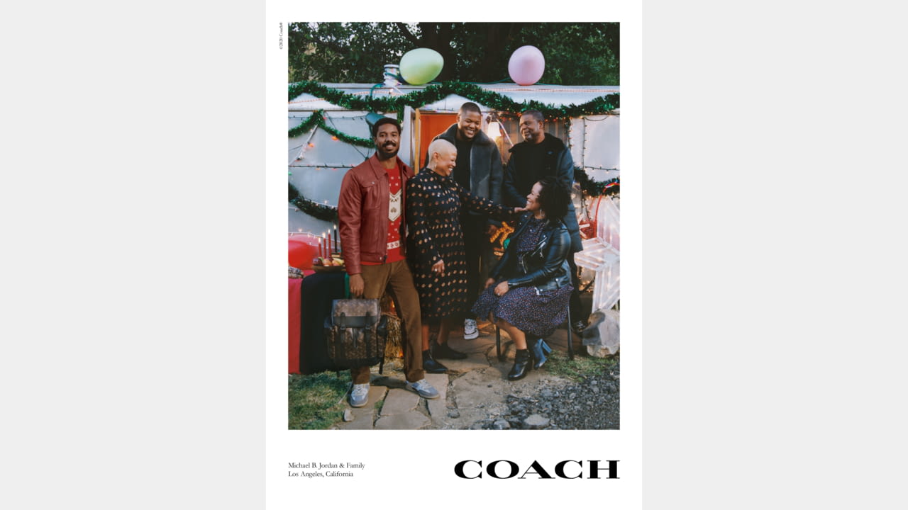 COACH PRESENTS “HOLIDAY IS WHERE YOU FIND IT”  A HOLIDAY CAMPAIGN CHAMPIONING THE IMPORTANCE OF FAMILY AND OPTIMISM  Featuring Jennifer Lopez, Michael B. Jordan and More illustration 5