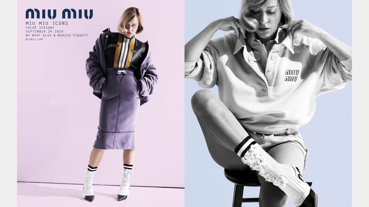 MIU MIU ICONS  HOLIDAY 2020 ADVERTISING CAMPAIGN illustration 3