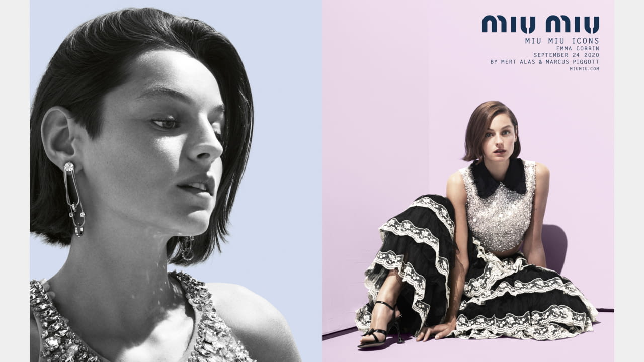 MIU MIU ICONS  HOLIDAY 2020 ADVERTISING CAMPAIGN illustration 5