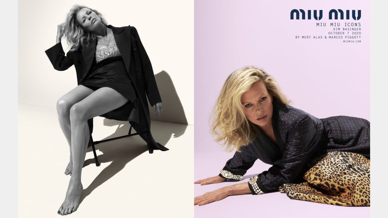 MIU MIU ICONS  HOLIDAY 2020 ADVERTISING CAMPAIGN illustration 1