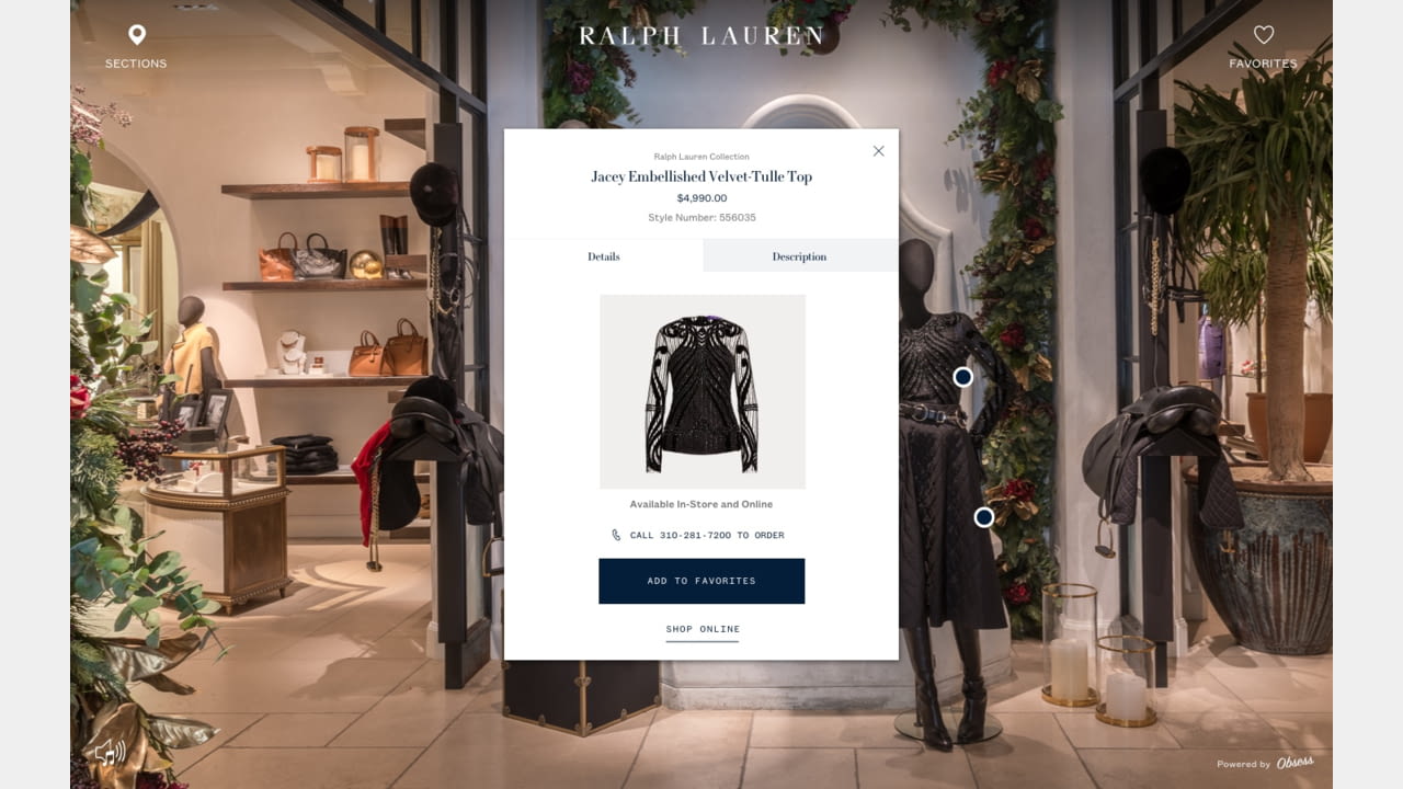 The article: RALPH LAUREN REINVENTS THE HOLIDAY SEASON WITH A DIGITAL-FIRST  APPROACH