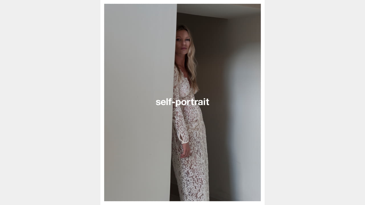 KATE MOSS STARS IN LATEST SELF-PORTRAIT CAMPAIGN, WITH A SERIES OF PORTRAITS CAPTURED BY NIGEL SHAFRAN illustration 3