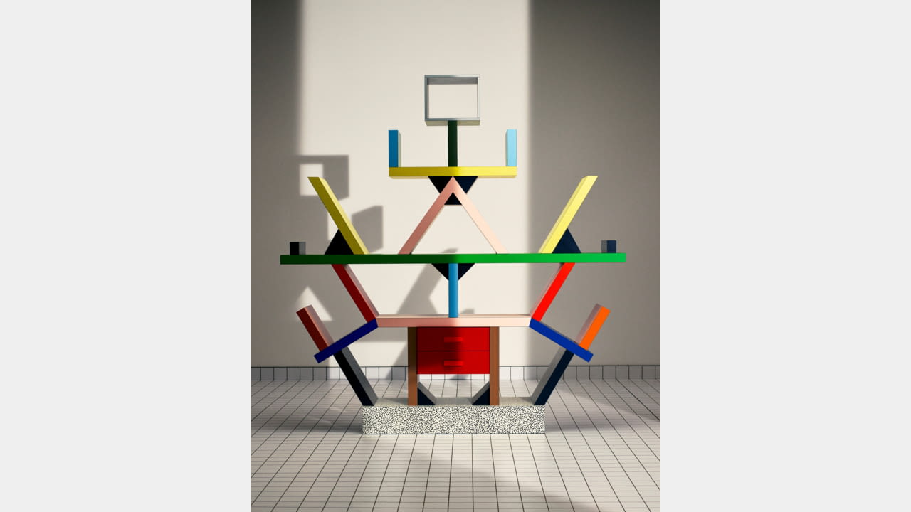 MEMPHIS MILANO X ANTHONY VACCARELLO SAINT LAURENT RIVE DROITE illustration 1