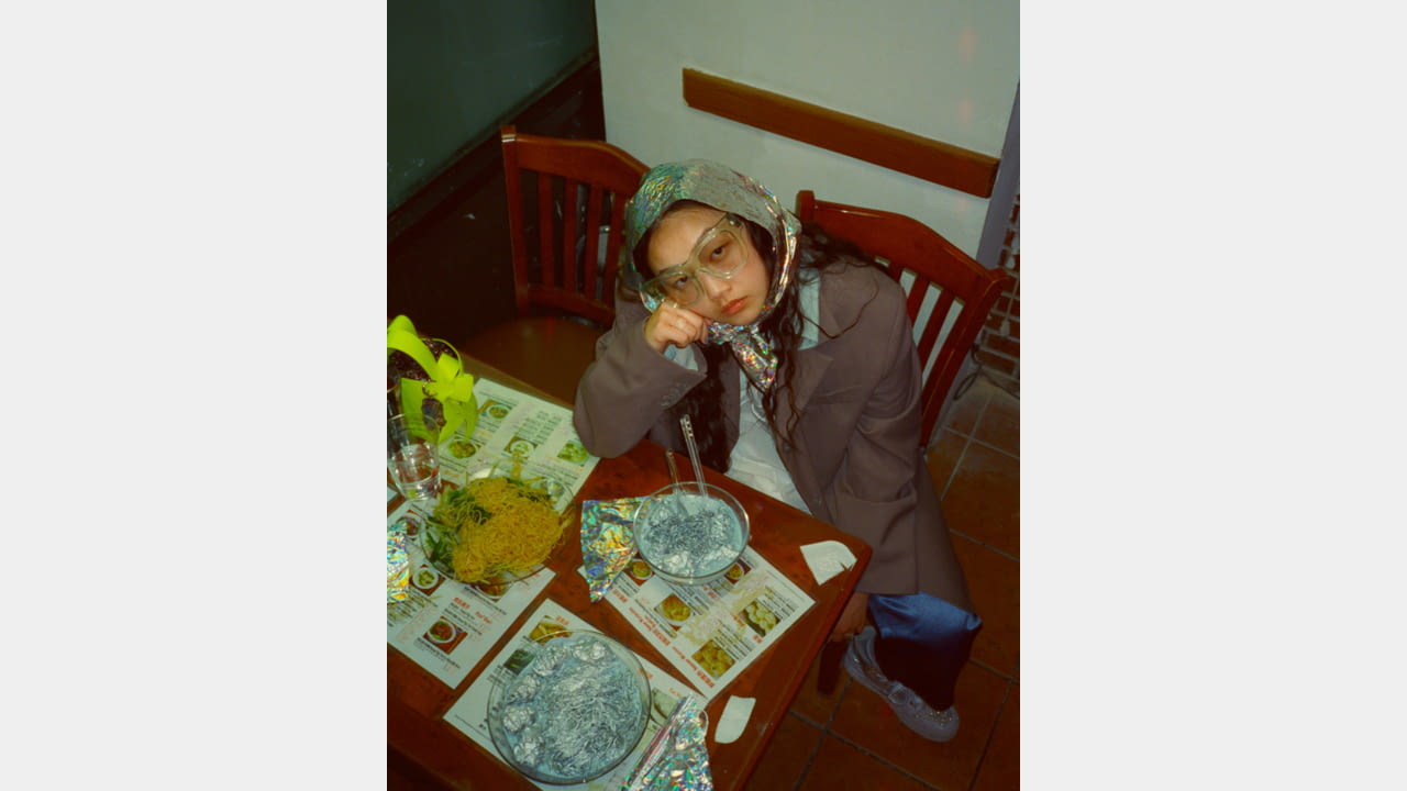 Acne Studios presents new 08STHLM sneaker style in glitter silver illustration 2