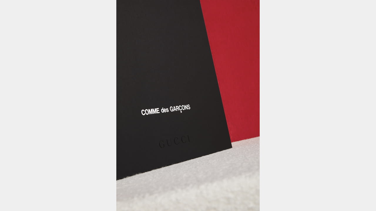 Gucci and Comme des Garçons release the latest shopper in their collaboration illustration 3
